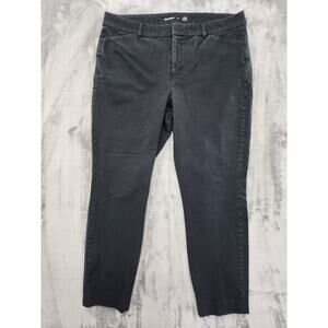 Old Navy High Rise Pixie Skinny Ankle Pant Size‎ 14 Black Stretch Office Career